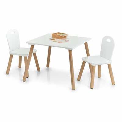 Zestaw mebelków dla dzieci Scandi, 2 krzesła + stolik,meble dla dzieci Zeller