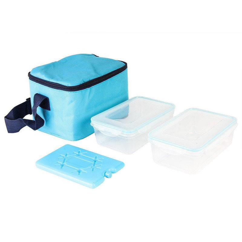 Torba termiczna z paskiem na ramię, lunchbox, kolor jasnoniebieski, INTEX