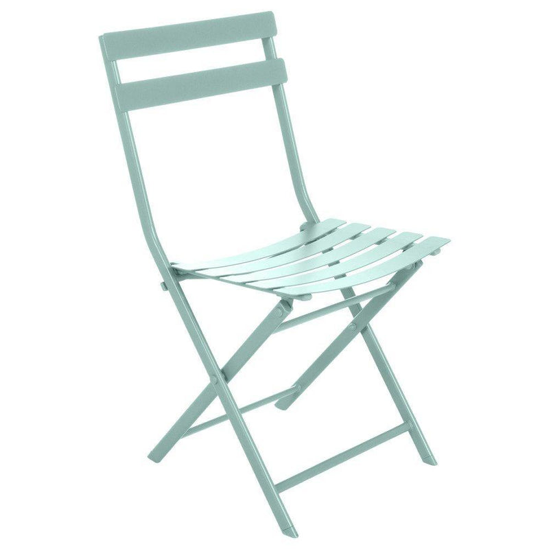 Krzesło ogrodowe, składane, na balkon, kolor miętowy