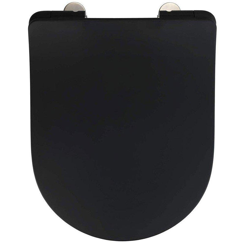 Deska sedesowa Sedilo z duroplastu, kolor czarny, WENKO