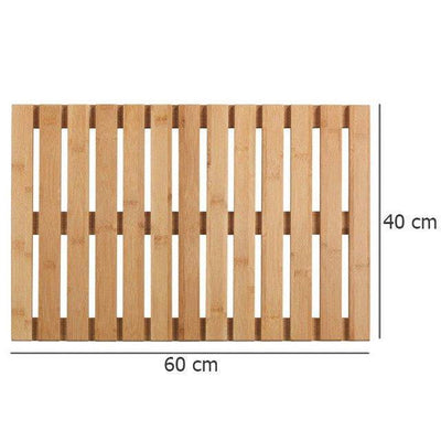 Podest łazienkowy z drewna bambusowego, 40 x 60 cm, WENKO - EMAKO