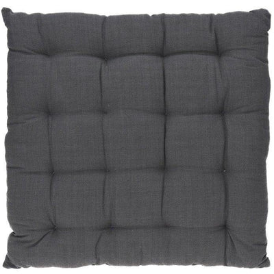 Poduszka na krzesło, kwadratowa, 40 x 40 cm, kolor ciemnoszary