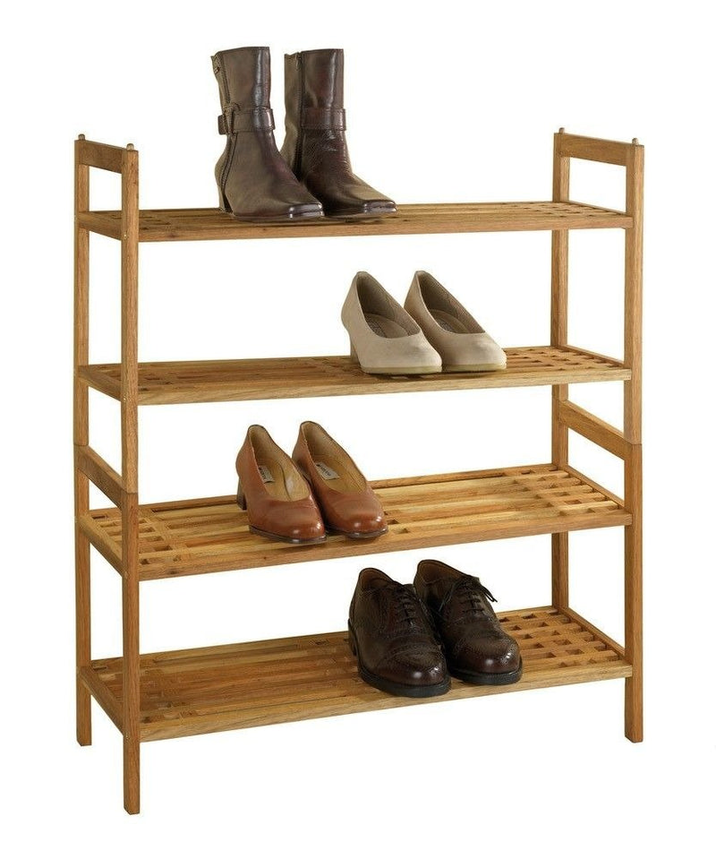 Drewniany stojak na buty, obuwie, NORWAY - 2 poziomy, WENKO
