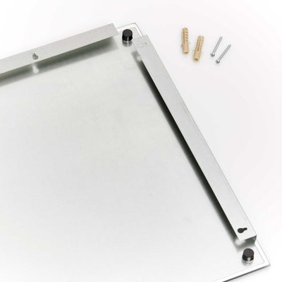 Szklana tablica magnetyczna MEMO, biała + 3 magnesy, 60x40 cm, ZELLER
