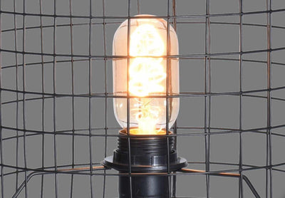 Lampa metalowa, stojąca LOFT na 3 nóżkach, loftowa