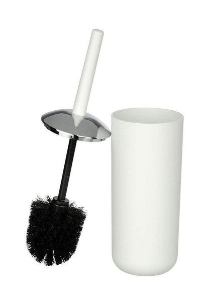 Zestaw akcesoriów łazienkowych BRASIL WHITE, dozownik na mydło + szczotka toaletowa + kosz na śmieci 2 l, kolor biały, WENKO