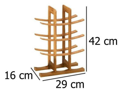 Bambusowy stojak na wino - 12 butelek, ZELLER - EMAKO