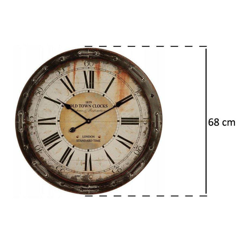 Zegar z cyframi rzymskimi, Ø 68 cm