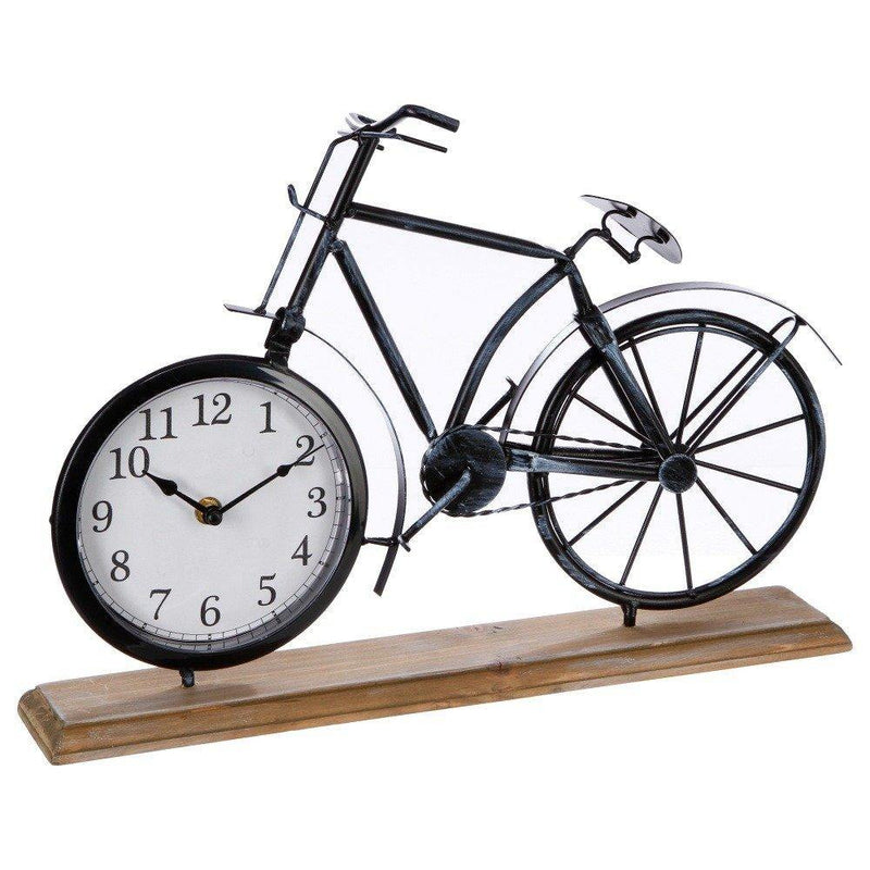 Zegar dekoracyjny w ramie z roweru, 42 cm