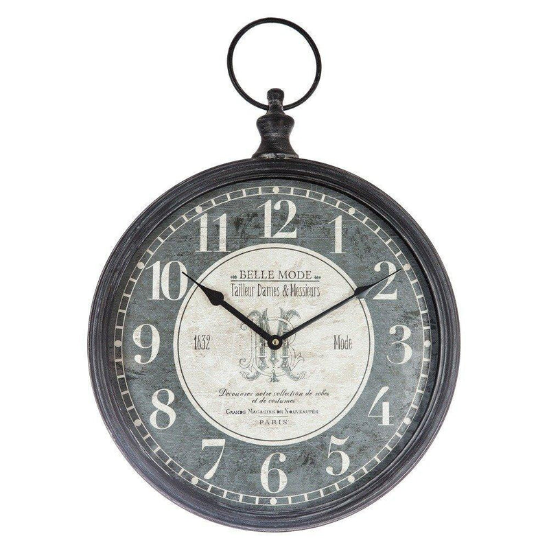 Zegar do salonu na ścianę, Ø 40 cm, z czytelnymi cyframi