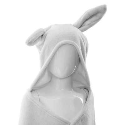 Ręcznik z kapturkiem, z uszami królika
