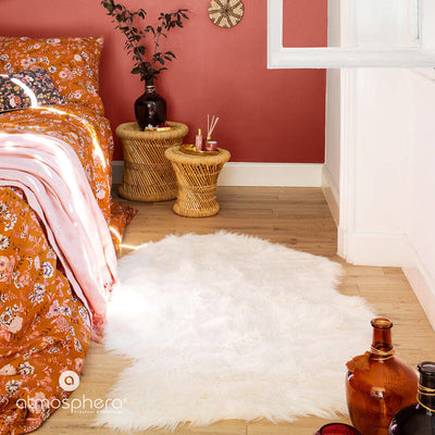 Dywan sztuczne futro OSLO, narzuta na łóżko ze sztucznego futerka, 90 x 50 cm