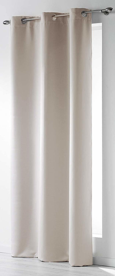 Zasłona zaciemniająca OCCULT 140 x 240 cm, kolor jasnobeżowy
