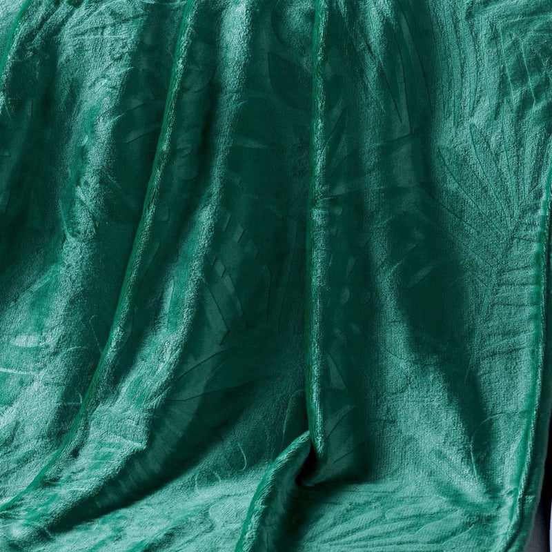 Narzuta na kanapę FLANNEL, 125 x 150 cm, zielona