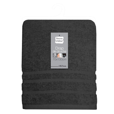 Ręcznik VITAMINE 70 x 130 cm, czarny