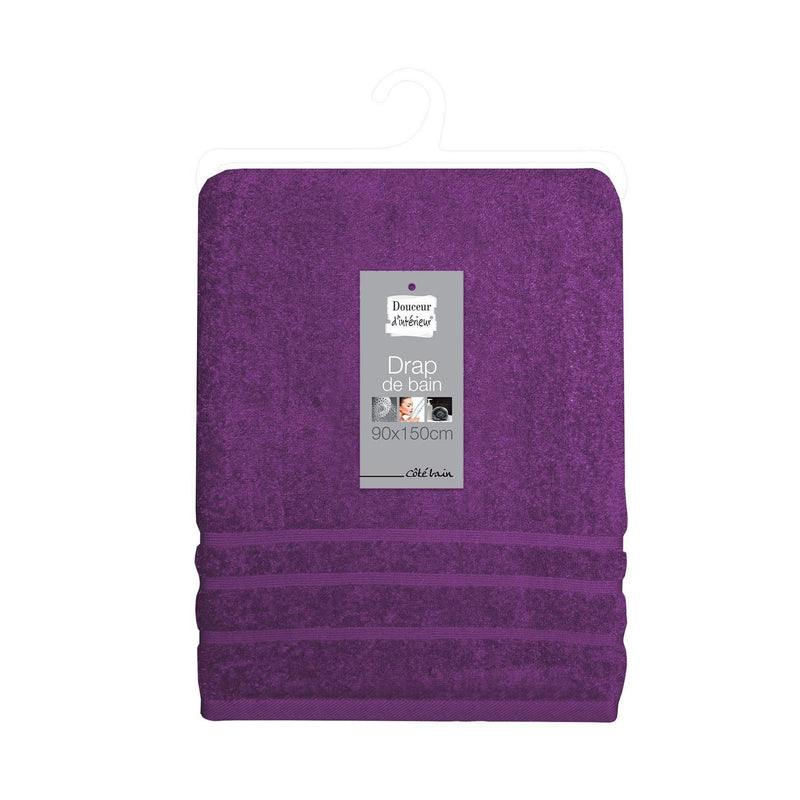 Ręcznik kąpielowy 90 x 150 cm VITAMINE, kolor fioletowy