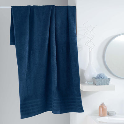 Ręcznik kąpielowy 90 x 150 cm VITAMINE, kolor granatowy
