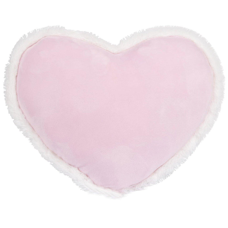Poduszka dla dzieci różowa, kształt szerca, 40 x 40 cm