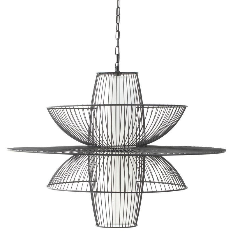 Lampa sufitowa FILAIRE, metalowa, 77 cm
