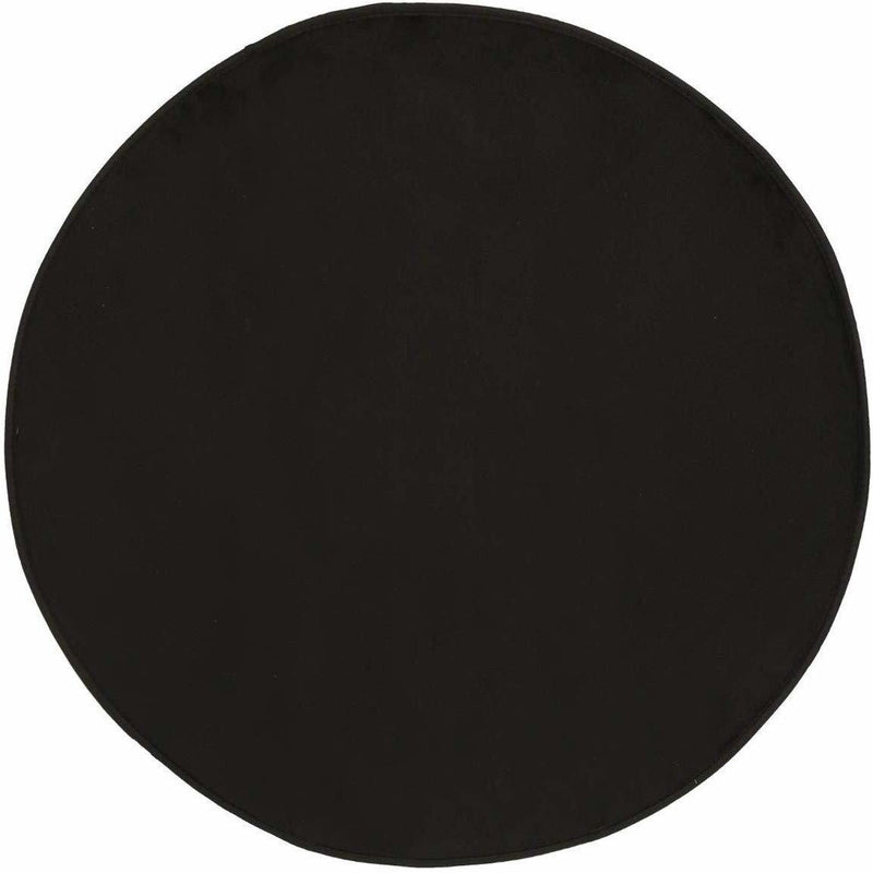 Dywanik dekoracyjny okrągły RONDO, Ø 90 cm, kolor czarny