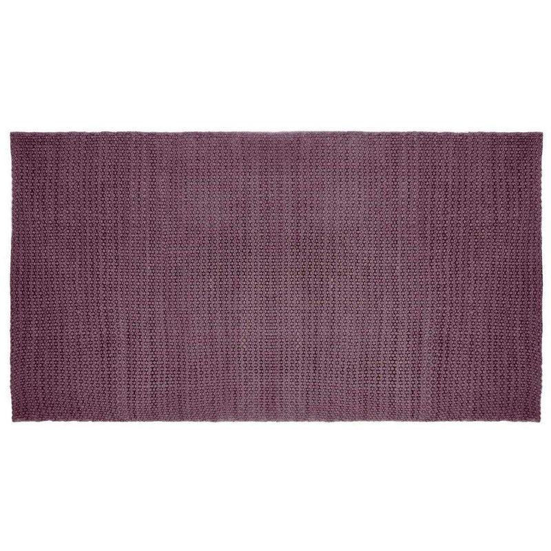 Dywan bawełniany STONE, 70 x 140 cm, kolor fioletowy