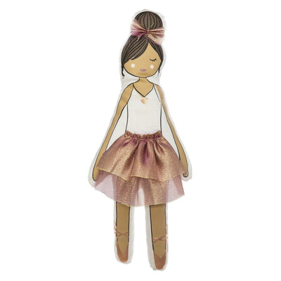 Przytulanka dla dziecka DZIEWCZYNKA, różowa sukienka, 50 cm