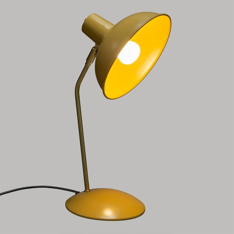 Lampa na biurko CELIA, 38 cm, kolor żółty