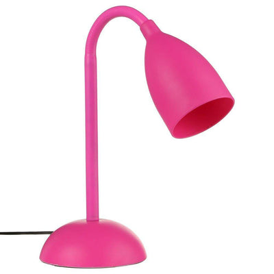 Lampa na biurko SILKY, 31 cm, kolor różowy