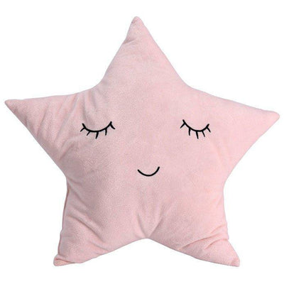 Poduszka dziecięca z motywem gwiazdki, 30x45 cm, kolor różowy