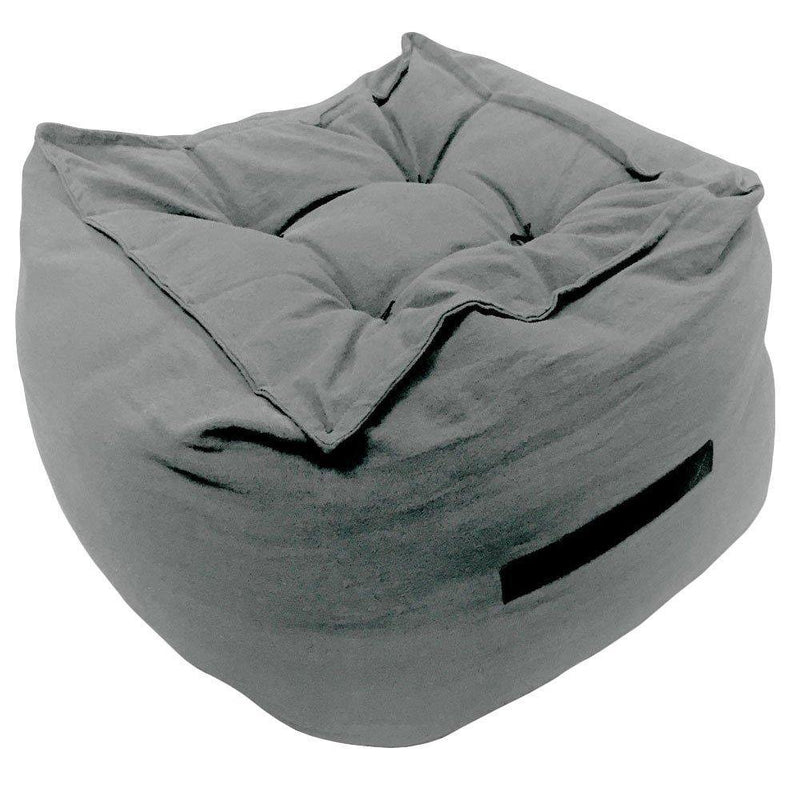 Poduszka do siedzenia na podłodze HYGGE, 45x45x45 cm, antracytowa, TODAY