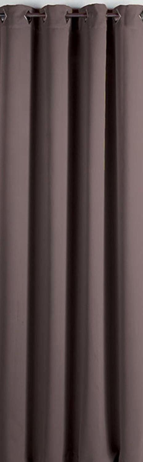 Zasłona zaciemniająca COCOON, 140 x 260 cm, brązowa