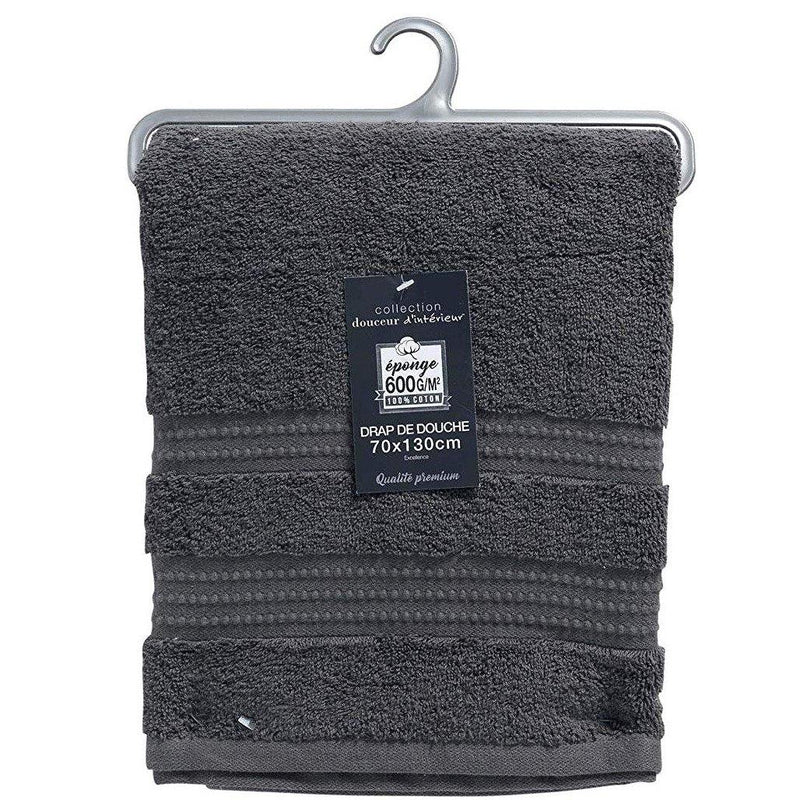 Ręcznik kąpielowy EXCELLENCE, 70 x 130 cm, kolor ciemnoszary