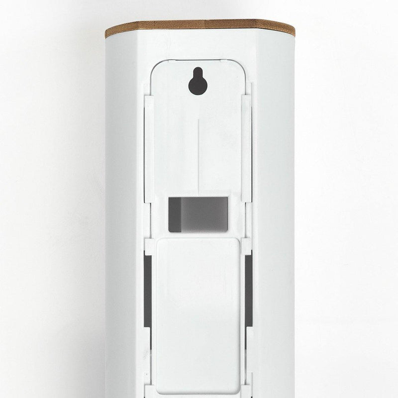 Pojemnik na płatki kosmetyczne, 8 x 25 cm, biały, ZELLER