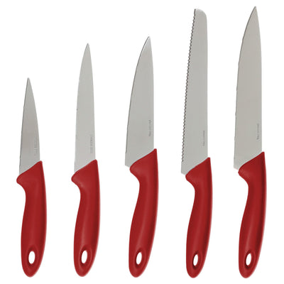 Zestaw 5 uniwersalnych noży kuchennych ze stali nierdzewnej