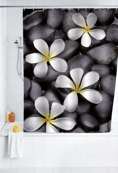 Zasłona prysznicowa, tekstylna, Bloom, 180x200 cm, WENKO