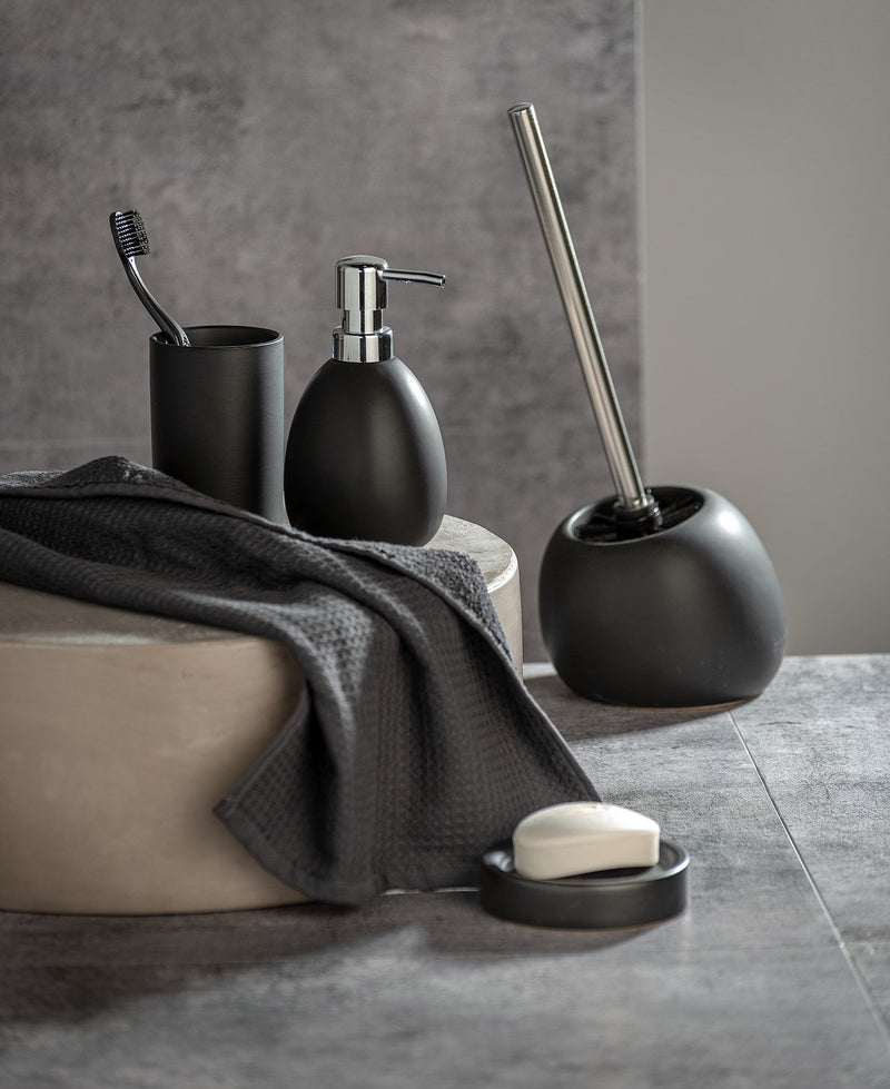 Mydelniczka ceramiczna POLARIS MATT, kolor czarny, Wenko