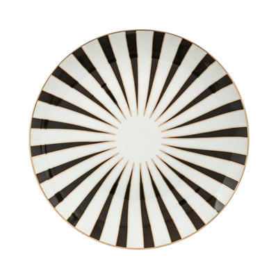 Talerzyk deserowy MARVEILLEUX, Ø 19 cm, biało-czarny