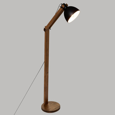 Lampa stojąca CUBA, 158 cm, drewniana