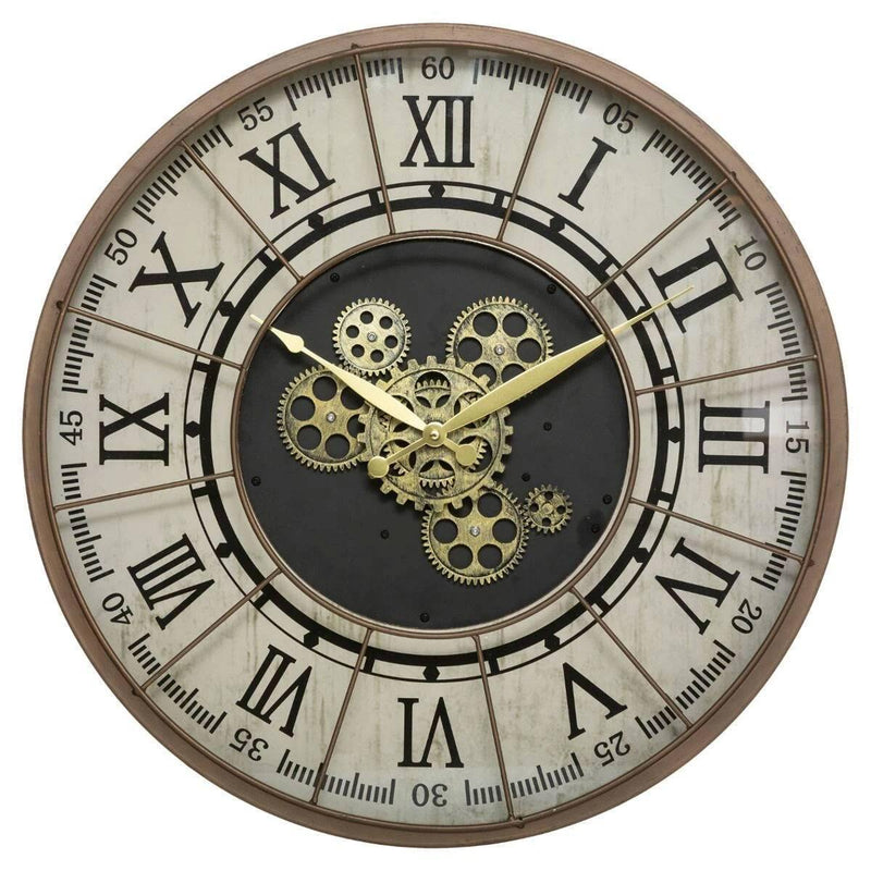 Zegar ścienny STELLA, Ø 57 cm, z cyframi rzymskimi