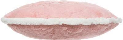 Poduszka dla dziewczynki pluszowa, 40 x 40 cm, w kształcie różowego serca