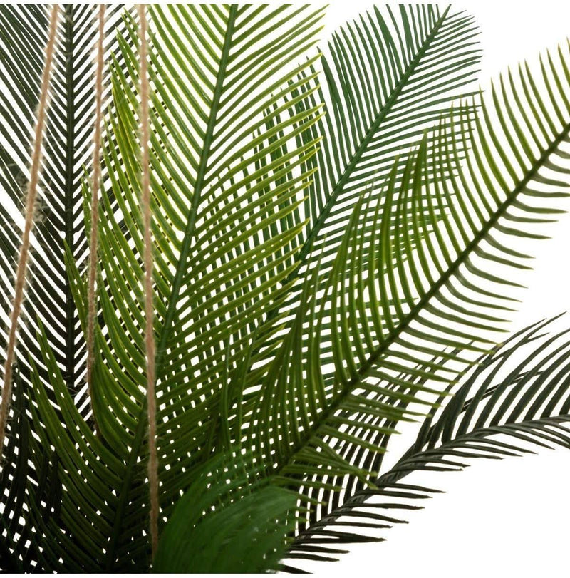 Palma sztuczna w doniczce z kokosa, wisząca, wys. 50 cm