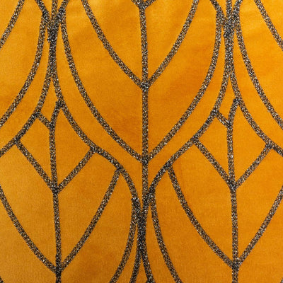 Poduszka dekoracyjna z haftem glamour z lureksowej nici, 40 x 40 cm