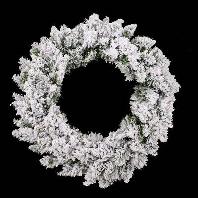 Wieniec świąteczny Śnieżna biel, 40 cm