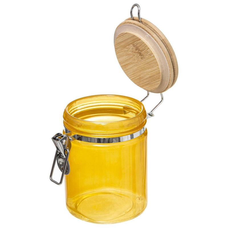 Zamykany słoik do przechowywania, żółty, 750 ml