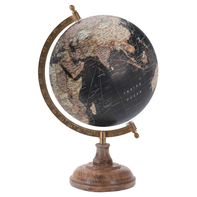 Globus dekoracyjny w stylu retro, Ø 20 cm