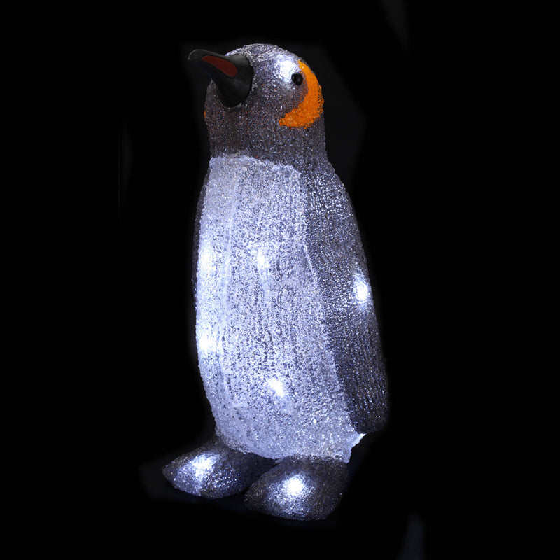 Oświetlenie zewnętrzne, Pingwin, akryl, 16 LED