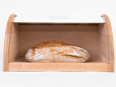 OUTLET Drewniany chlebak, pojemnik na pieczywo, 39x25x21cm, ZELLER