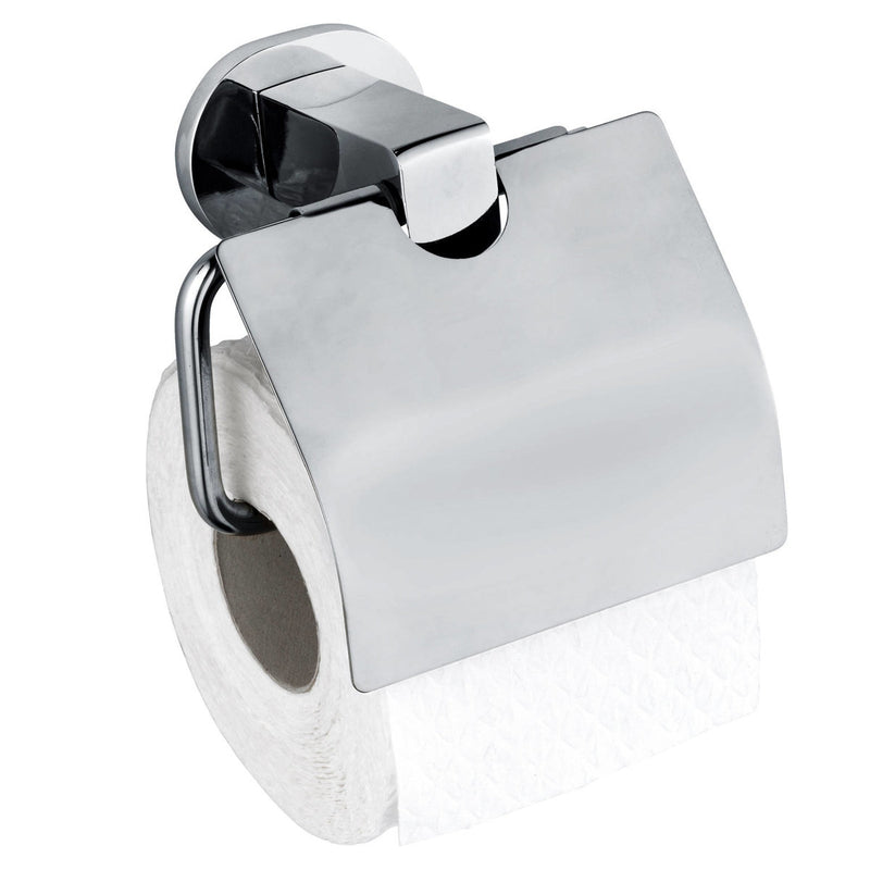 Uchwyt na papier toaletowy z klapką MARIBOR, montaż bez wiercenia UV-Loc, WENKO