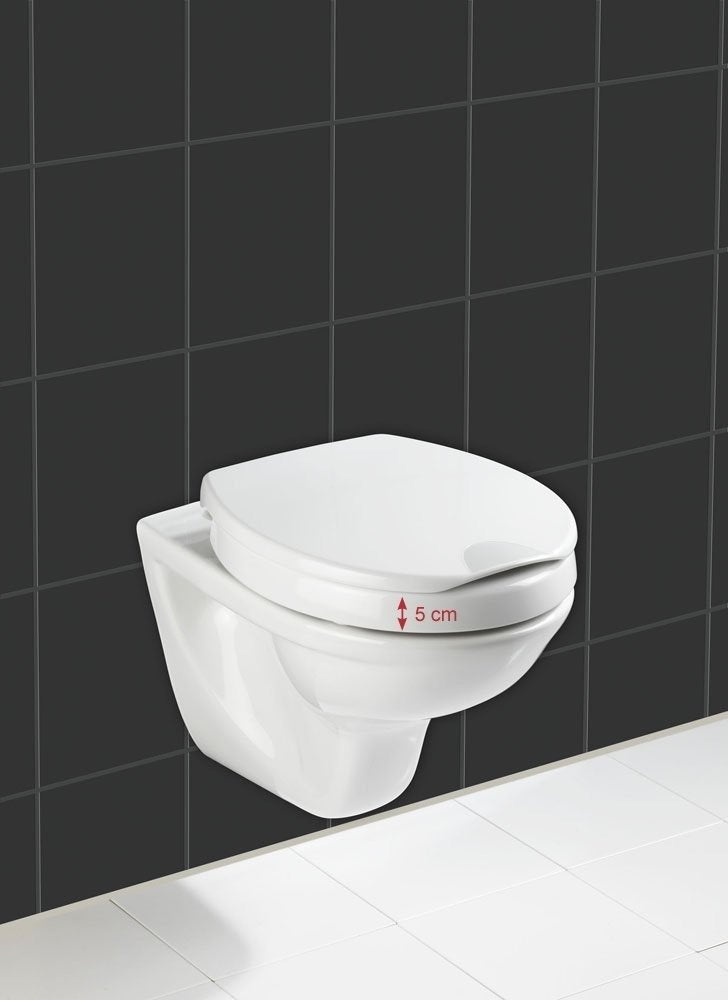 OUTLET Deska sedesowa wolnoopadająca SECURA Comfort WENKO, komfortowy sedes WC Duroplast Easy-Close