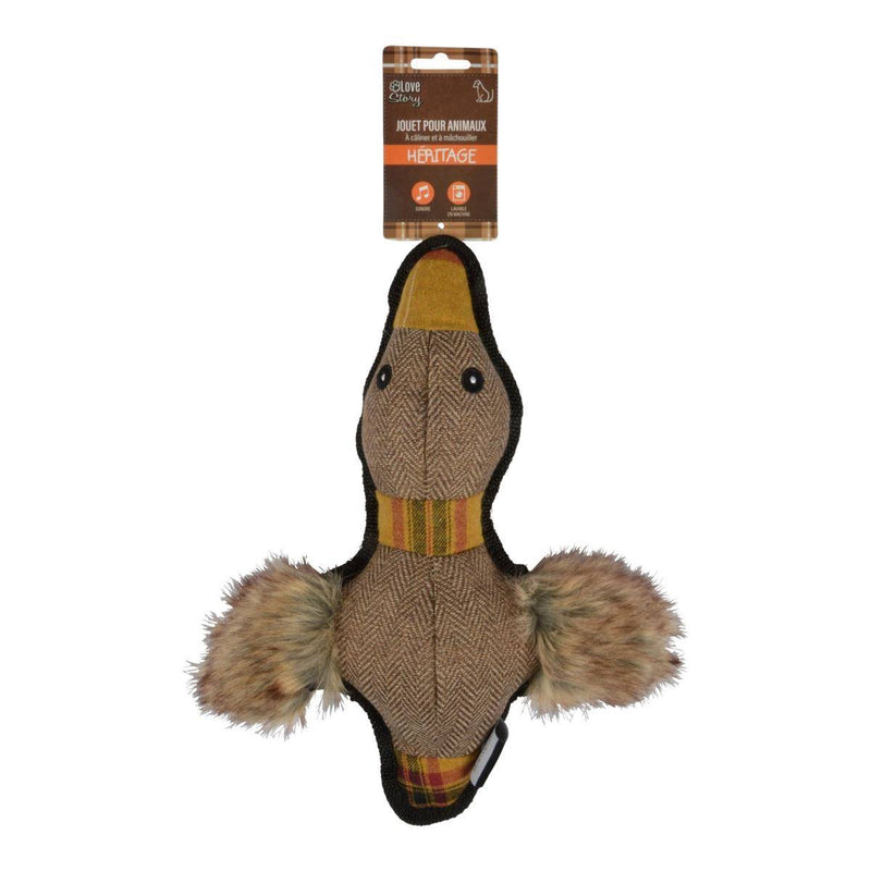 Zabawka dla psa kaczka HERITAGE, z piszczałką, 32 x 23 x 7 cm